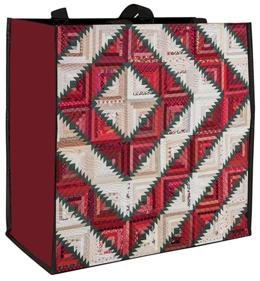 Book cover of: Carolie Hensley's Holiday Log Cabin Eco Tote