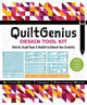QuiltGenius Design Tool Kit, Stencils, Graph Paper & Booklet to Unleash Your Creativity 9781644035382 C&T Publishing