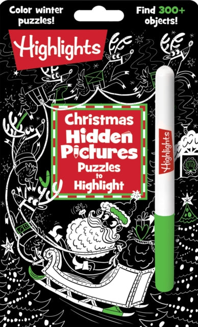 Book cover of: Christmas Hidden Pictures Puzzles to Highlight. By: Highlights