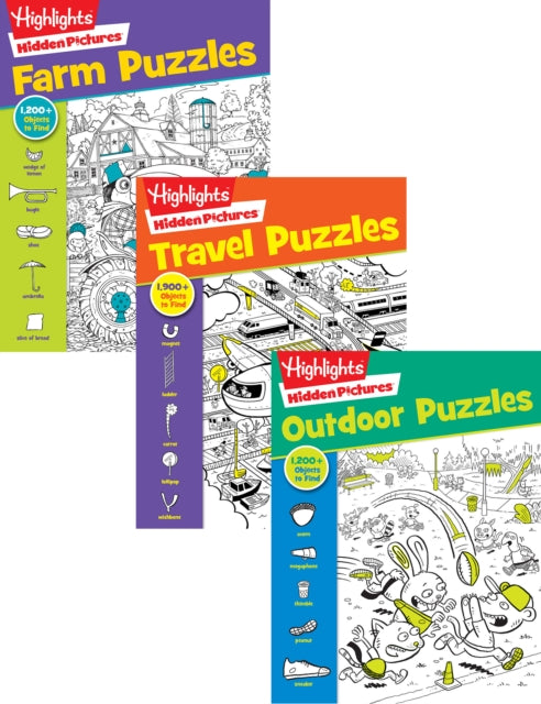 Book cover of: Highlights Hidden Pictures Pack. By: Highlights