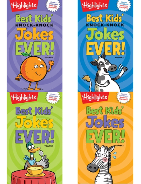 Book cover of: Highlights Joke Books Pack. By: Highlights