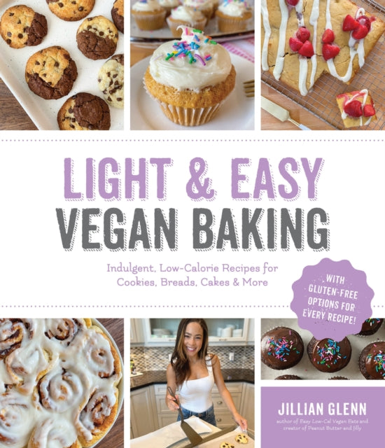 Book cover of: Light & Easy Vegan Baking. By: Jillian Glenn