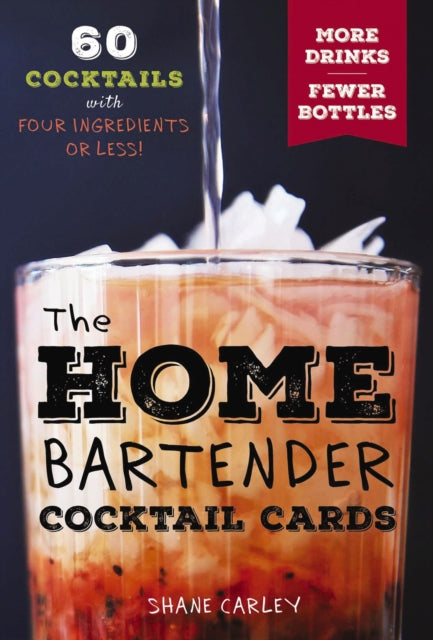 Book cover of: Home Bartender Cocktail Cards. By: Shane Carley