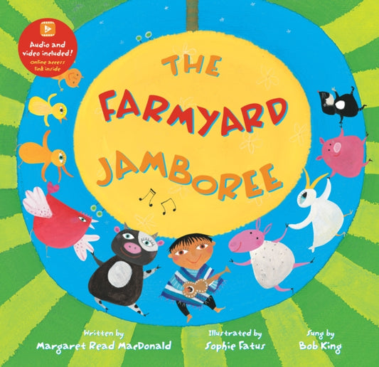 Book cover of: Farmyard Jamboree. By: MacDonald, Margaret Read.
