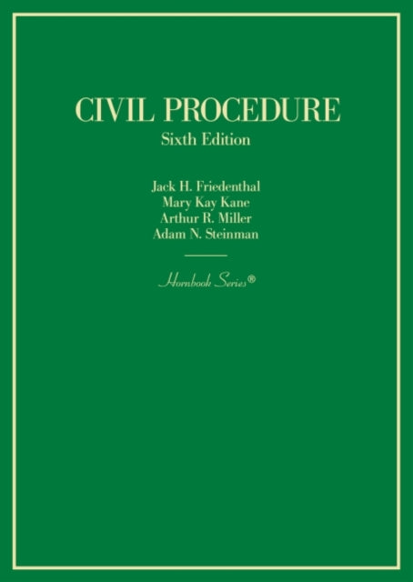 Book cover of: Civil Procedure. By: Jack H. Friedenthal