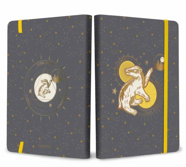 Book cover of: Harry Potter: Hufflepuff Constellation Softcover Notebook