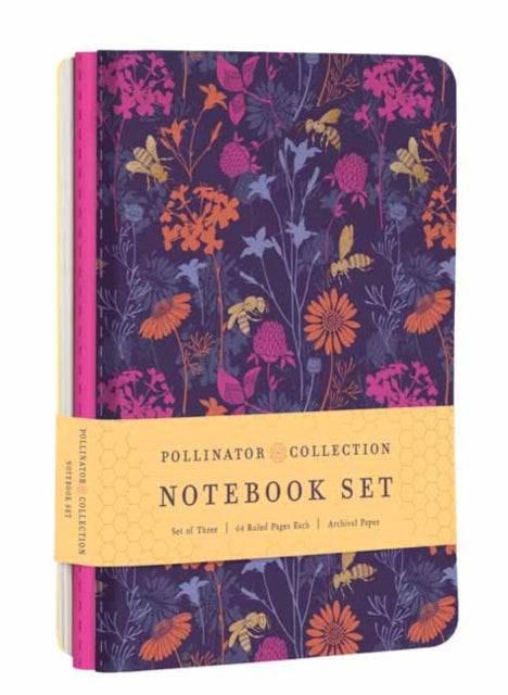 Book cover of: Pollinators Sewn Notebook Collection. By: Insights