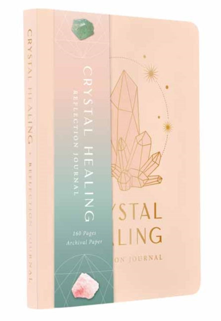 Book cover of: Crystal Healing Reflection Journal. By: Uma Silbey