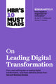 Book cover of: HBR's 10 Must Reads on Leading Digital Transformation. By: Harvard Business Review Harvard Business Review