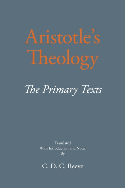 Book cover of: Aristotle's Theology. By: Aristotle