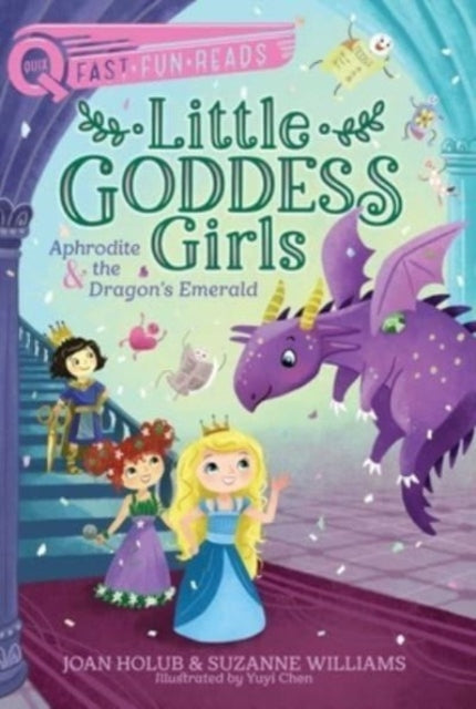 Book cover of: Aphrodite & the Dragon's Emerald. By: Joan Holub