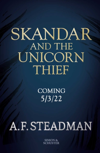 Book cover of: Skandar and the Unicorn Thief. By: A. F. Steadman