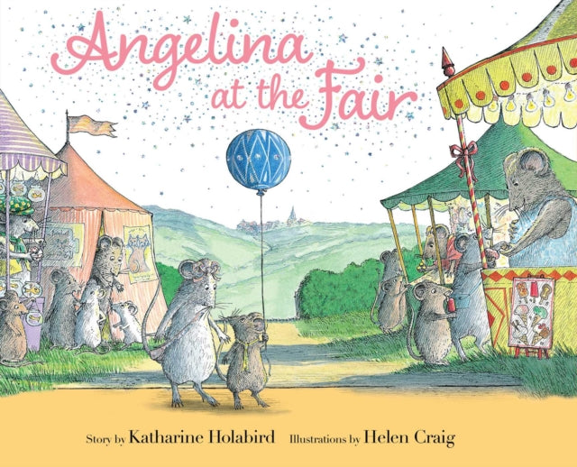 Book cover of: Angelina at the Fair. By: Katharine Holabird