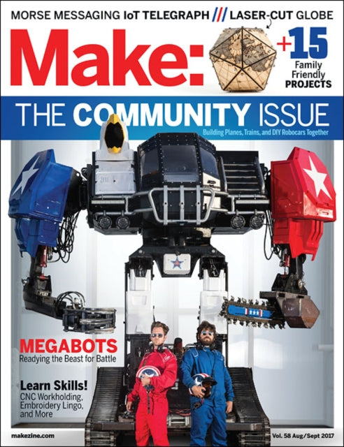 Book cover of: Make: Volume 58. By: Mike Senese