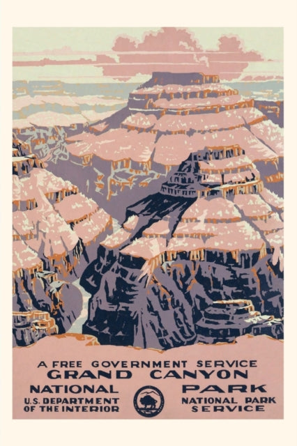 Book cover of: Vintage Journal Grand Canyon National Park Travel Poster. By: Found Image Press