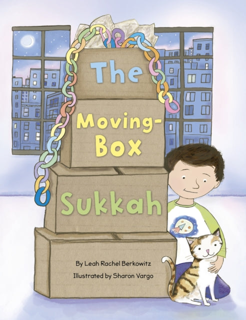 Book cover of: Moving Box Sukkah. By: Leah Berkowitz