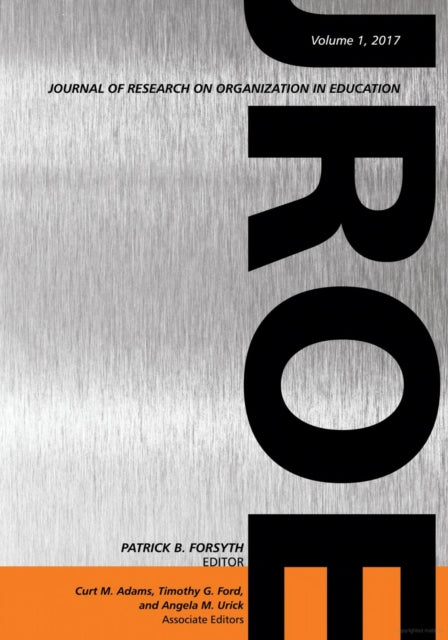 Book cover of: Journal of Research on Organization in Education Vol 1. By: Patrick B. Forsyth