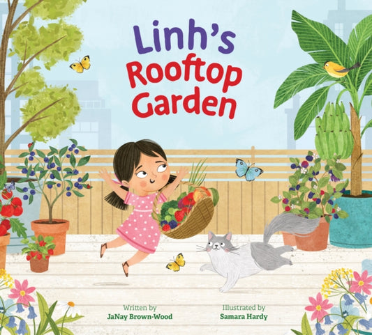 Book cover of: Linh's Rooftop Garden. By: Janay Brown-Wood
