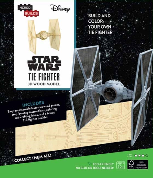 Book cover of: IncrediBuilds: Star Wars: Tie Fighter 3D Wood Model