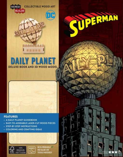 Book cover of: IncrediBuilds: DC Comics: Superman: Daily Planet Deluxe Book and Model Set