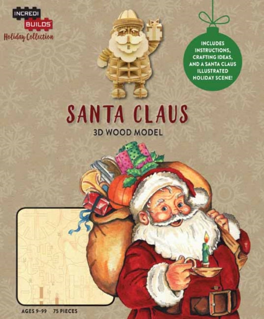 Book cover of: IncrediBuilds Holiday Collection: Santa Claus