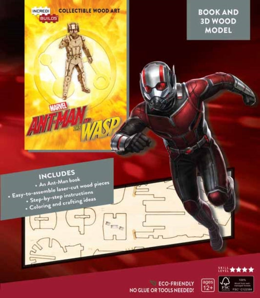 Book cover of: IncrediBuilds: Marvel: Ant-Man and the Wasp Book and 3D Wood Model