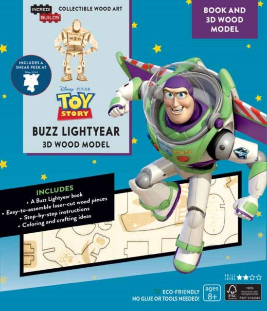 Book cover of: IncrediBuilds: Toy Story: Buzz Lightyear Book and 3D Wood Model