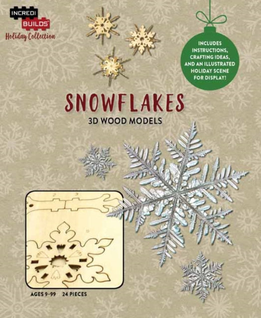 Book cover of: IncrediBuilds Holiday Collection: Snowflakes