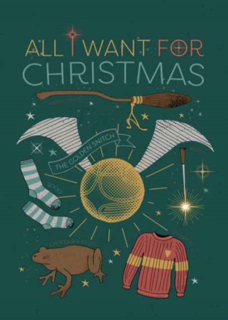 Book cover of: Harry Potter: All I Want For Christmas Embellished Card