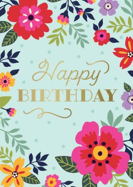 Book cover of: Floral Signature Pop-Up Card [Birthday]