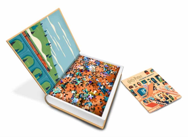 Book cover of: Exploring Hogwarts Puzzle and Book Set