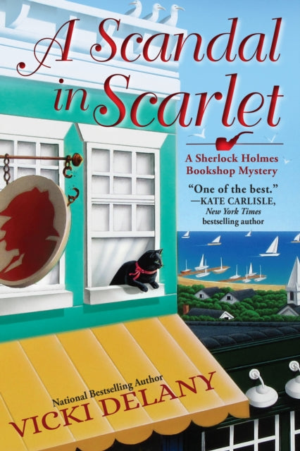 Book cover of: Scandal in Scarlet. By: Vicki Delany