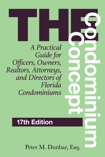 Book cover of: Condominium Concept. By: Peter M. Dunbar
