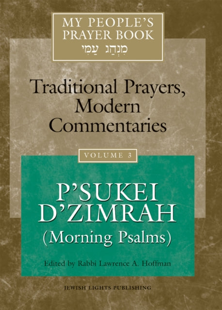 Book cover of: My People's Prayer Book Vol 3. By: Hoffman, Lawrence A.