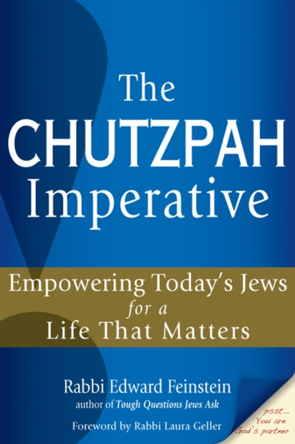 Book cover of: Chutzpah Imperative. By: Edward Feinstein