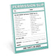 Book cover of: Knock Knock Permission Slip Nifty Note
