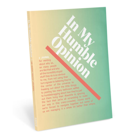 Book cover of: Knock Knock In My Humble Opinion Inner-Truth Journal (Ombre Edition). By: Knock Knock