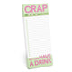 Book cover of: Knock Knock Crap Make-a-List Pads. By: Knock Knock