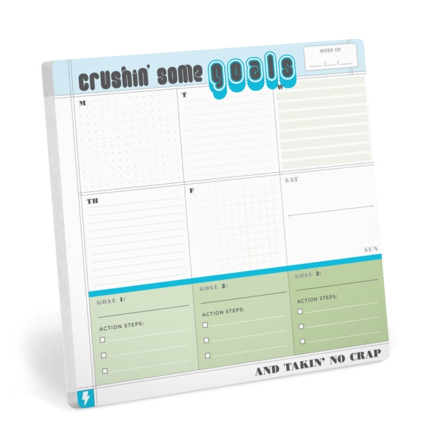Book cover of: Knock Knock Crush Some Goals Square Mousepad