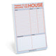 Book cover of: Knock Knock Things To Do Around the House (with magnet) Classic Pad (Pastel Version). By: Knock Knock Knock