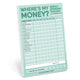 Knock Knock Where's My Money Weekly Budget Tracker Pad (Pastel Version) 9781683493730 Knock Knock Knock