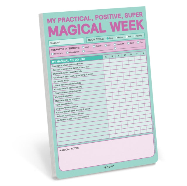 Book cover of: Knock Knock Magical Week Notepads (Pastel)