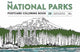 Book cover of: National Parks Postcard Coloring Book. By: Ian Shive