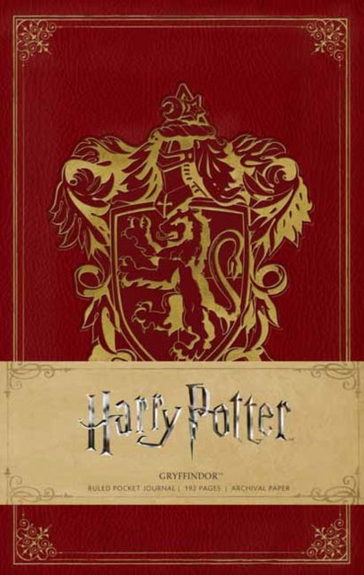 Book cover of: Harry Potter: Gryffindor Ruled Pocket Journal