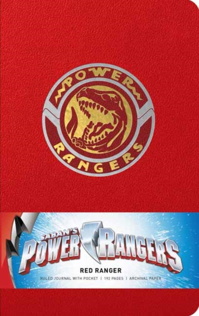 Book cover of: Power Rangers: Red Ranger Hardcover Ruled Journal