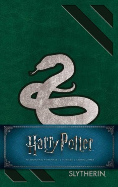 Book cover of: Harry Potter Slytherin Hardcover Ruled Journal