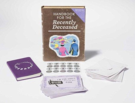 Book cover of: Beetlejuice: Handbook for the Recently Deceased Deluxe Note Card Set