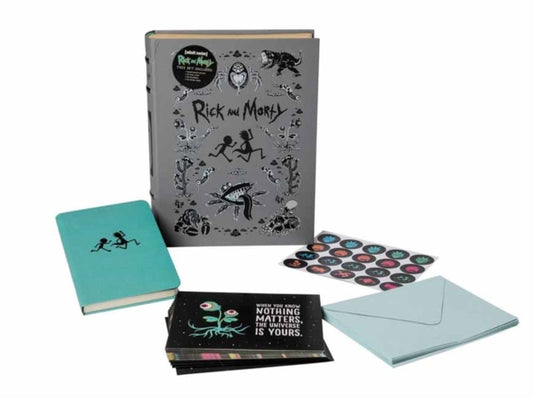 Book cover of: Rick and Morty Deluxe Note Card Set