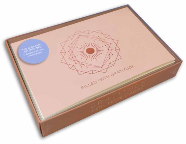 Book cover of: Filled with Gratitude: 10 Note Cards for Expressing Thankfulness
