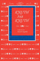 Book cover of: Knuth par Knuth. By: Donald Knuth